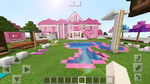 › cute survival minecraft house tutorial. Pink House Minecraft Supermansion Girl Games Free For Android Apk Download