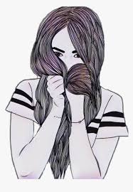 How to draw curly hair step by step curly hair drawing step by step. Girls Drawings Long Hair Hd Png Download Kindpng