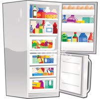 Even the most diligent fridge user may sometimes leave the door of the fridge or freezer open without realizing it. Fridge Freezer With Doors Open Clipart Images