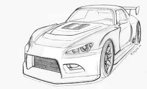 Acura nsx honda coloring page easy coloring pages coloring pages. Honda S 2000 Car Cartoon Cars Coloring Pages Jdm Cars