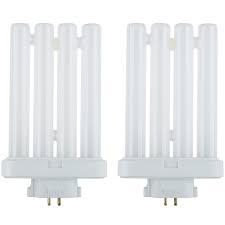 Sunlite Series Fml27 65k 2pk Fluorescent 27w 6500k Daylight Quad Tube Fml Cfl Plugin Light Bulbs 4 Pin Gx10q 4 Base 2 Pack 6500k Daylight 2 Count Amazon Com