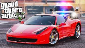 Mod adaptado a la fiv con la 2.0.2. Gta 5 Evade Ep1 Ferrari 458 Italia Police Pursuit Youtube