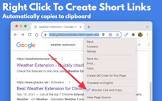 Url Shortener for Chrome