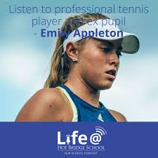 Professional tennis player and ex pupil