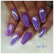 Pin By Career Path Design On Nails Nail Designs Glitter Purple Nail Designs Purple Nail Art The pen of crystal points to the fingertips, raising hands and throwing feet to shuttle through the colors. purple nail designs