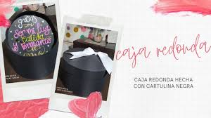¡y con la cartulina negra verás qué bonito queda también! Como Hacer Una Caja Redonda Caja Redonda De Detalle Caja Redonda En Cartulina Negra Cajas Faciles Youtube