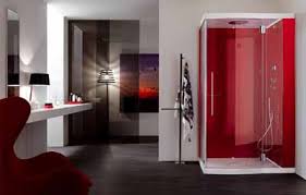 Modern red and black bathroom. Modern Bathrooms 8 Bathroom Design Trends 2012