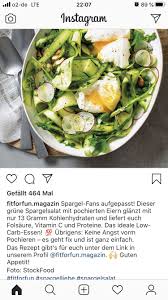 Pin Von Kittycatmieze Auf Yazio Low Carb Essen Essen Spargelsalat