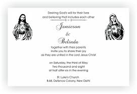 Wedding card matter in hindi for daughter hello friends! Christian Wedding Invitation Wordings Chococraft