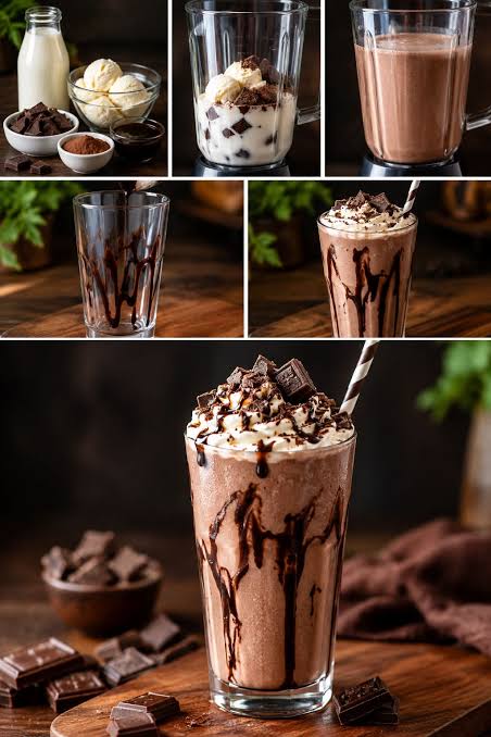 Richness of Milk Chocolate Shake