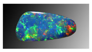 Yesil Opal Tasi October Birth Stone Light Blue Gemstone Coober Pedy Opal