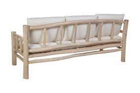 Divano etnico legno, classy divano moderno, posti, base in legno intagliato stile indiano cm 167x86x60h. Divano Sahel Decapato Naturale Giallosun