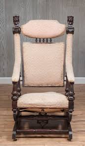 Rare Lion Head Platform Rocker By Hunzinger Platform Rocker Small Bathroom Colors Chair