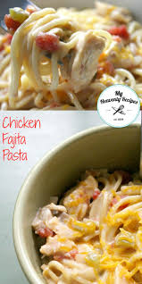 Crock Pot Chicken Fajita Pasta Crockpot Pasta Recipes Chicken Fajita Pasta Recipes