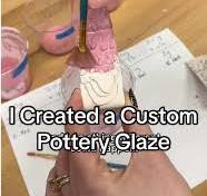 How to Color your Pottery Glaze with Math 🧮 . I have a fun idea for the  strawberry sauce on my most recent frog sculpture, and it includes red  tinted clear glaze. But I needed to make it first! Here’s ...