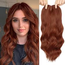 originea Topper per capelli umani da donna per diradare i capelli 150%  densità 100% veri capelli umani clip in pezzi mono base 12x13cm (30cm-65g,  4/27#) : Amazon.it: Bellezza