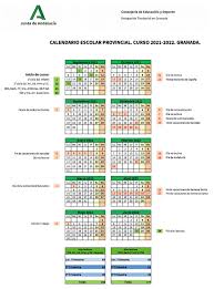 Aviso alumnos beca benito juarez junio 17, 2021. Calendario Escolar Para La Provincia De Granada Curso 2021 2022