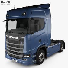 Scania R Highline Tractor Truck 2 Axle 2016 Trucks Tractors 3d Model
