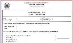 Lihat panah merah pada gambar di atas (nomor). Seputar Surat Tagihan Pajak Yang Perlu Diketahui Pajak Io