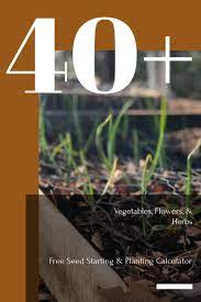 Free Seed Starting Calculator Fall Garden Planting Seed Starting Succession Planting