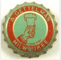 A Gettelman Milwaukee Bottle Cap Gettelman A Brewing Co Milwaukee Wisconsin Usa Cap Used 1933 1945 Tapones Graficos