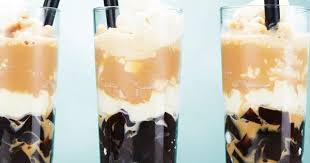 Frozen Iced Coffee With Coffee Jelly Recipe Coffee Jelly Coffee Dessert Coffee Desserts Recipes
