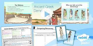 Planit History Ks2 Ancient Greece Lesson 2 Ancient Greek Democracy Lesson Pack Ancient Greek Democracy Ancient Greece Ancient Greece Ks2
