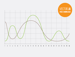 Free Curve Chart Infographics Vector