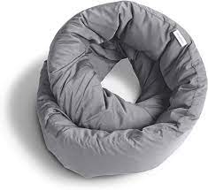 Amazon Com Huzi Infinity Pillow Design Power Nap Pillow Travel And Neck Pillow Grey Home Ki Neck Pillow Travel Memory Foam Travel Pillow Travel Pillow