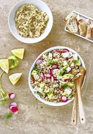 Quinoa Au Lait De Coco Poulet Et Champignons Recette Salade De Quinoa Recette Quinoa Tofu