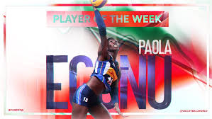 She plays for imoco volley and is part of the italy women's national volleyball team.she participated at the 2018 montreux volley masters, 2018 fivb volleyball world championship, and 2018 fivb volleyball women's nations league. News Details Development Player Of The Week Paola Egonu