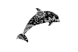 Download Free Mandala Dolphin Svg Dxf Png Eps Ai Crafter File Download Free Svg Cut Files Cricut Silhouette Design