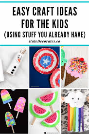Maybe you would like to learn more about one of these? 21 Ideas For Easy Kids Crafts