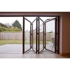 Exterior sliding barn doors can replace garage doors for car entry or can be used on the side of garages for additional entry points. Heavy Duty Wooden Door Sliding Folding Internal Sliding Folding Bi Fold Door Fitting Manufacturer From Ahmedabad