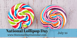 National Lollipop Day July 20 National Day Calendar Lollipop National Day Calendar Wacky Holidays