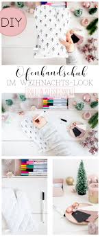 Ofenhandschuhe Mit Stoffmalfarbe Ganz Einfach Bemalen Ofenhandschuhe Winter Diy Diy Geschenke