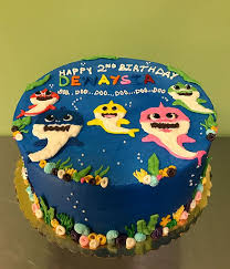 Today i made a fun and easy baby shark cake! Baby Shark Layer Cake Classy Girl Cupcakes