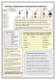 A collection of english esl worksheets for home learning, online practice, distance learning and english classes to teach about comparative, adjectives, comp. Revision Comparative And Superlative Adjectives Superlative Adjectives Adjectives Comparative Adjectives