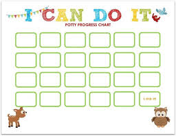 Woodland Animal Potty Chart Potty Training Tips Potty