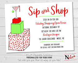 Holiday Sip Shop Or Pop Up Shop Invitation Holiday Store Etsy In 2020 Holiday Store Shop Name Ideas Pop Up Shop