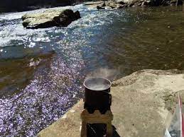 Making Tea On A Rock On The River Camping And Hiking Best Camping Gear Camping Near Me