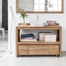 Rohteak Mobel Layang Solo Mobel Unter Dem Waschbecken Teak Bad Bank Waschtisch