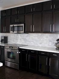 72 Lovely Kitchen Backsplash With Dark Cabinets Decor Ideas Kitchen Backsplash Designs Backsplash With Dark Cabinets Black Kitchen Cabinets