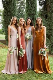 The 2020 Bridesmaid Trends Your Girls Want To Wear In 2020 Printed Bridesmaid Dresses Bridesmaid Neutral Bridesmaid Dresses