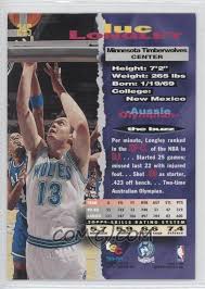 As a person born on this date, luc longley is listed in our database as the 51st most popular celebrity for the day (january 19) and the 266th most popular for the year (1969). 1993 94 Topps Stadium Club Base 245 Luc Longley