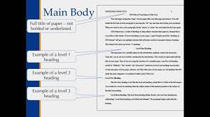 Title case simply means that you should capitalize the first word, words with four or more letters, and all section labels vs headings. Apa Body Format Verat
