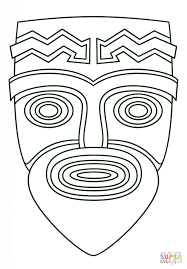 Download and print free hawaiian tiki masks coloring pages. Printable Tiki Mask Coloring Pages High Quality Coloring Pages Coloring Home