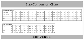 Acquistare Converse Baby Size Chart