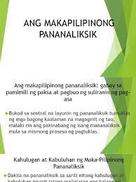 Check spelling or type a new query. Ang Makapilipinong Pananaliksik
