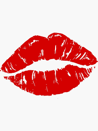 Red Lips Lipstick Kiss Sticker By Caratco In 2021 Red Lips Tattoo Kiss Lip Tattoos Kiss Tattoos